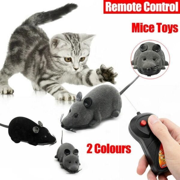 0_2c333da0-ebe3-4b93-ac20-254810be4480.jpg Pet Cat Puppy Toy Wireless Remote Control Electronic Rat Mouse Mice Toys Stock