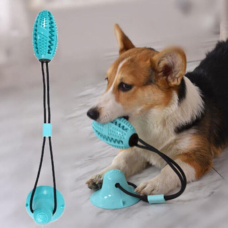 Dog Suction Cup Toy Interactive Molar Ball Chew Training Play Toy - Image 3