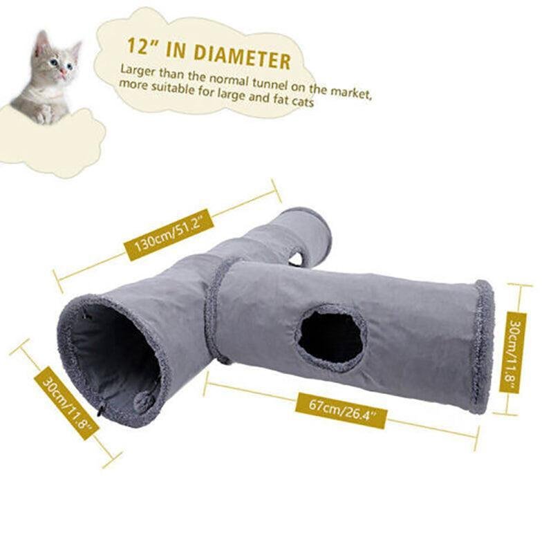 Cat Tunnel Pet Toys Play Hide Tube With Ball For Large Cat Dogs Rabbit - Image 4