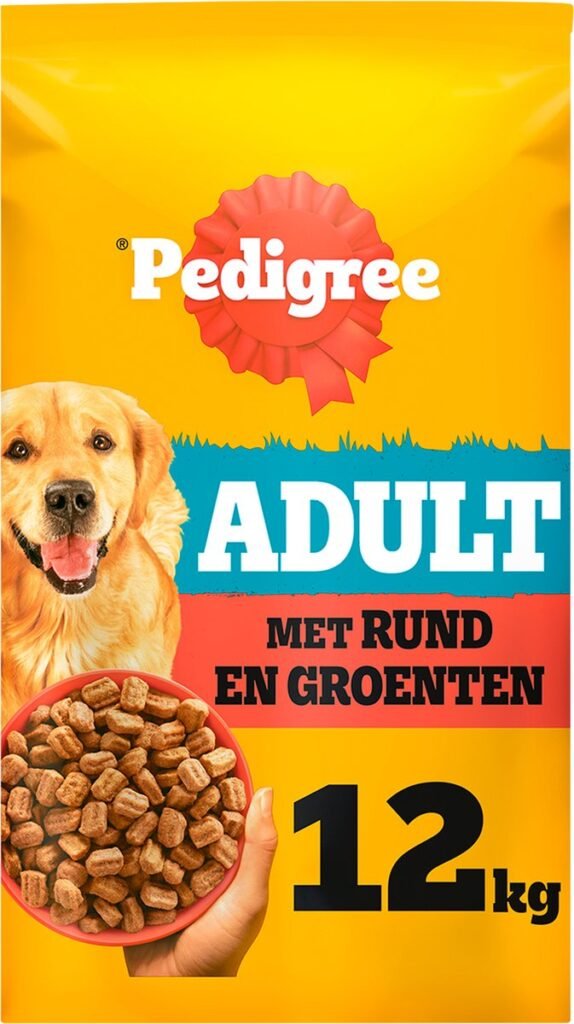 Pedigree dog food - adult dry food - beef and vegetables - 12kg