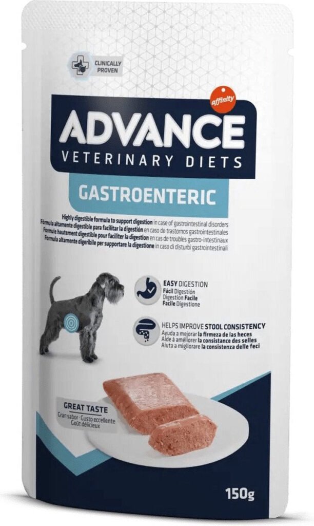 Advance veterinary diet dog - gastro enteric - dog food - 8x150 g