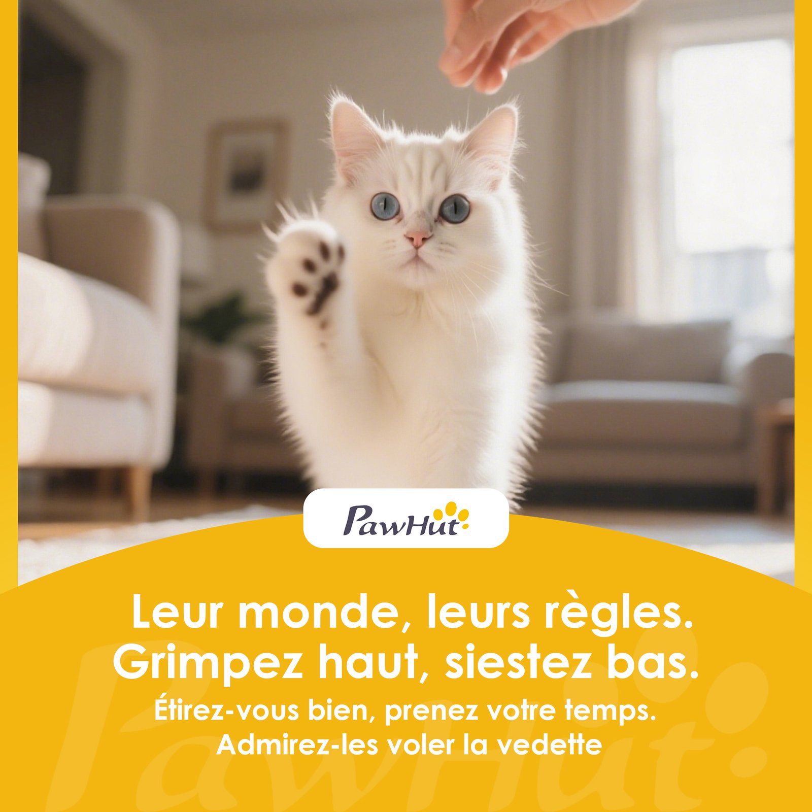 Lit pour chat réversible, lit pour chats d'intérieur et petits chiens, lit rond avec rebord de soutien, gris clair - Image 9
